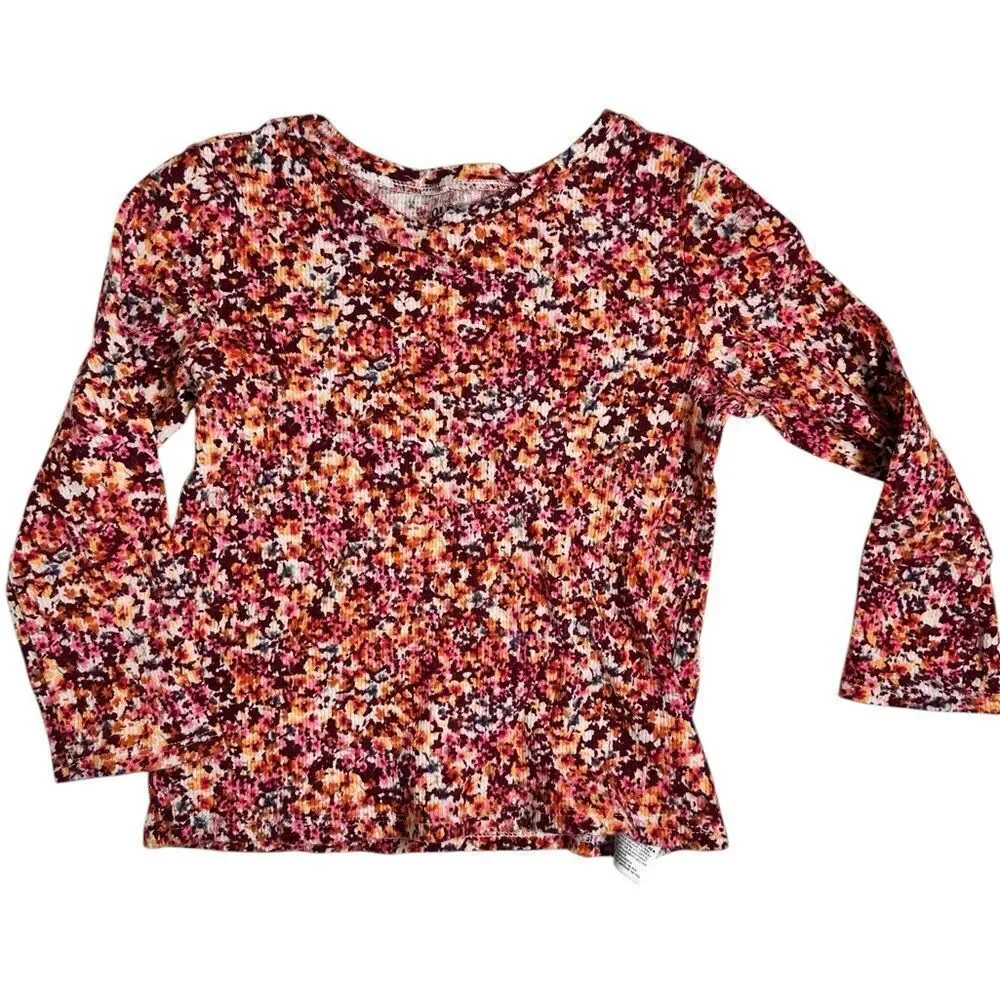 EUC Old Navy Girls Floral Long Sleeve Top - Size 5T